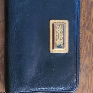 Marc jacobs wallet black leather
